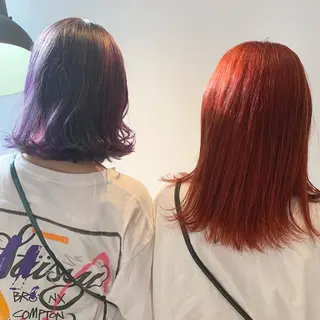 カラー ボブ/暖色/デザイン KOYUKI⛄️のヘアスタイル