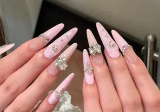 ネイル By moonネイル 🌷ワンホン/韓国風のネイルデザイン