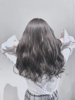 セミロング カラー パーマ ヘアアレンジ 【ツヤ髪美容師】 ツダケイスケのヘアスタイル