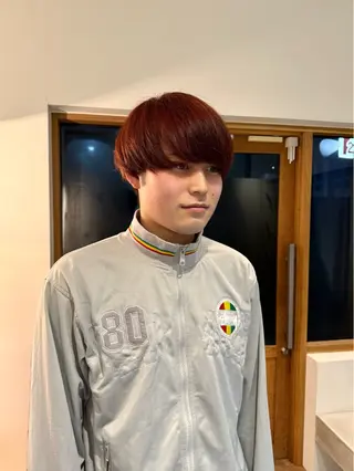 カラー メンズ ミキ🐈‍⬛ bobカット🚿のヘアスタイル