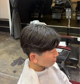 メンズ 縮毛矯正モデル/上村 コウスケのヘアスタイル