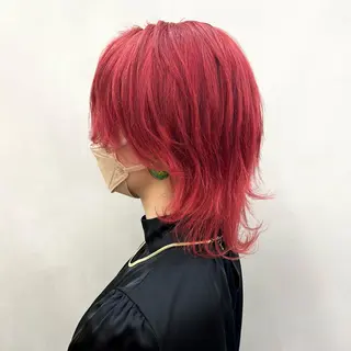 ミディアム カラー 🤍髪質改善➕透明感 カラー🤍川上葵のヘアスタイル