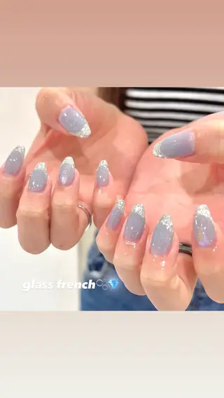 ネイル 🎀チーク/ちゅるん 🫧chisa🎀のネイルデザイン