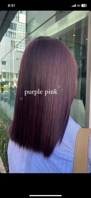 ミディアム カラー ヘアアレンジ アンククロス渋谷【ANKH CROSS】所属・韓国ヘア┊︎レイヤー ┊︎haruka🌙のヘアスタイル