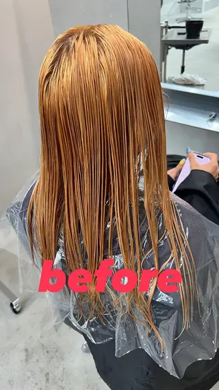 ミディアム カラー 吉沢遣人/レイヤー 艶カラー/抜け感のヘアスタイル