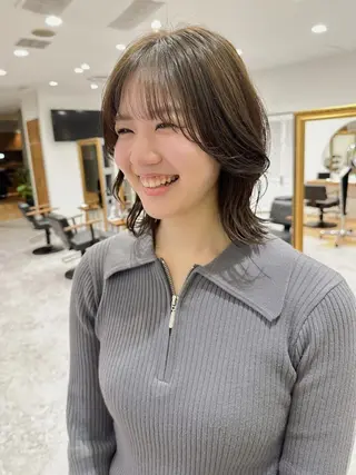 ミディアム circus by KENJE 町田店のヘアスタイル