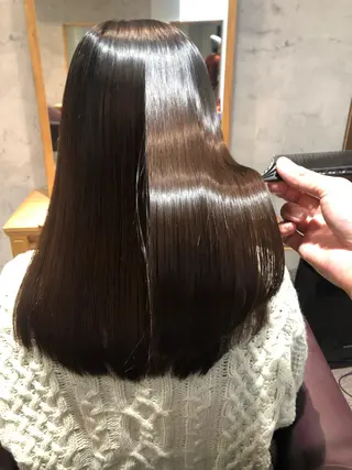 セミロング 髪質改善 MAKIのヘアスタイル