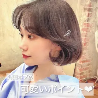 ミディアム カラー パーマ ヘアアレンジ Surpass所属・🌈小顔似合わせ SHIHO🌈のヘアスタイル