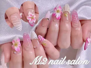 ネイル 長さだし専門店 M2　rikaのネイルデザイン