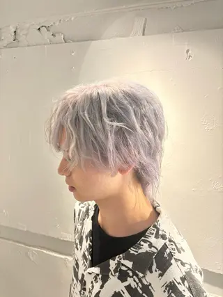 ショート カラー メンズ ✨️透明感･艶カラー ✨️RINのヘアスタイル