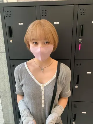 ショート カラー パーマ ヘアアレンジ メンズ キッズ ネイル マツエク・マツパ アイブロウ 🐺ウルフ×ハイトー ン🖤Yukinoのヘアスタイル