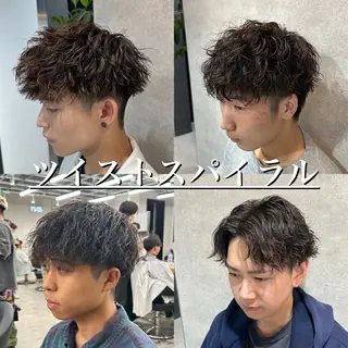 ショート パーマ メンズ 【メンズ特化】 サエキカズマのヘアスタイル