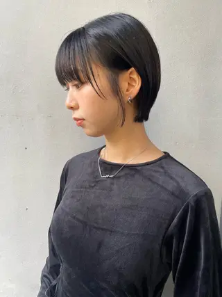 ショート ハナ🌼 梅田/ボブ/パーマのヘアスタイル