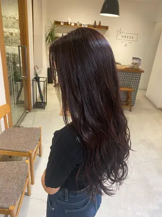 ロング カラー dress nanamiのヘアスタイル