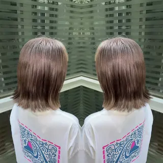 ショート カラー ☻モエカ/ハイトーン アレンジ☻のヘアスタイル