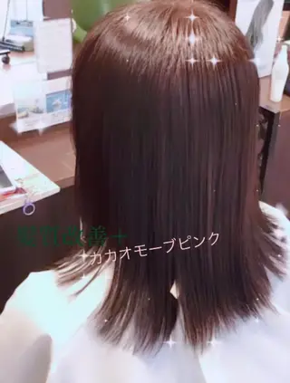 セミロング 加瀬 真弓のヘアスタイル