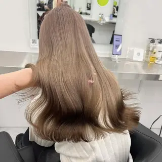 カラー ぷる艶♡透明感/韓国 カラー💎LANDのヘアスタイル