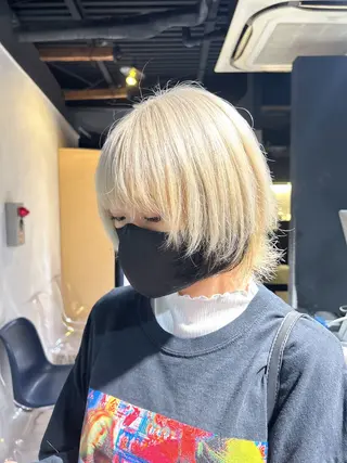 ショート MEI🎀垢抜けカラ ー🎀韓国styleのヘアスタイル