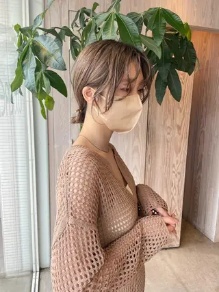 ショート カラー レイヤーカット/ マリアのヘアスタイル