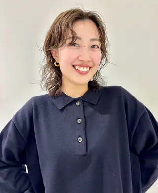 ミディアム パーマ 🌿ショート🌿 パーマ🌿淳平のヘアスタイル