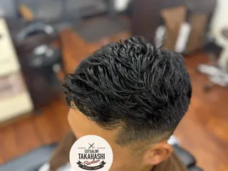 ショート パーマ メンズ 髙橋 英貴のヘアスタイル