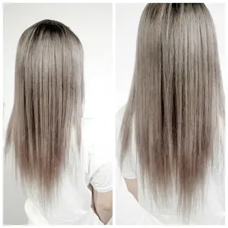 セミロング カラー BOB🌟ハイトーン /ブリーチ/TAKUのヘアスタイル