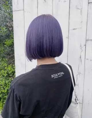 ミディアム カラー ヘアアレンジ 韓国レイヤーカット/ 儚げカラーチナツのヘアスタイル