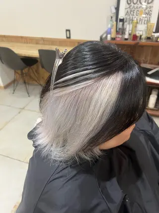 カラー 🌈ダブルカラー🌈 💚みやのしんじ💚のヘアスタイル