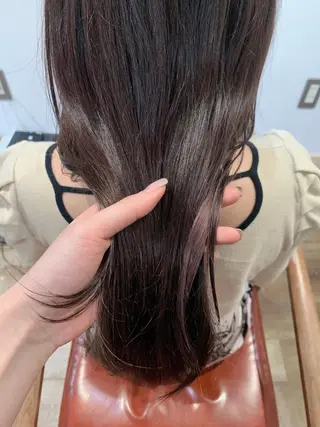 ロング カラー 田中 優衣のヘアスタイル