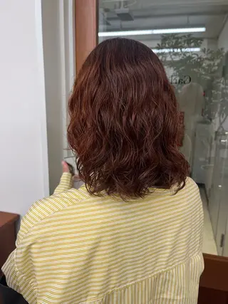 ミディアム Garland  Ginza所属・モモ🍑 レイヤー/ボブ/暖色のヘアスタイル