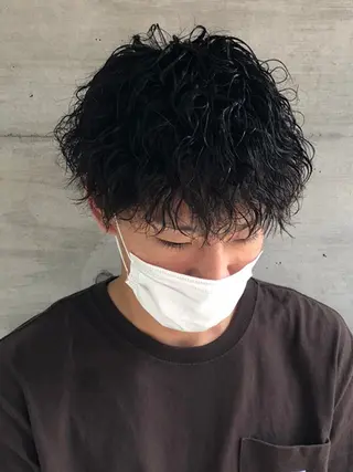 ショート パーマ 髪質改善ストレート ツイスパ後藤瑠輝のヘアスタイル