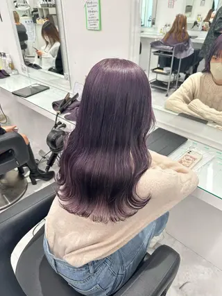 ロング カラー 韓国ヘア🇰🇷🎀 みきのヘアスタイル