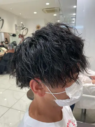 ショート パーマ メンズ 髪質改善・縮毛矯正 Taijuのヘアスタイル