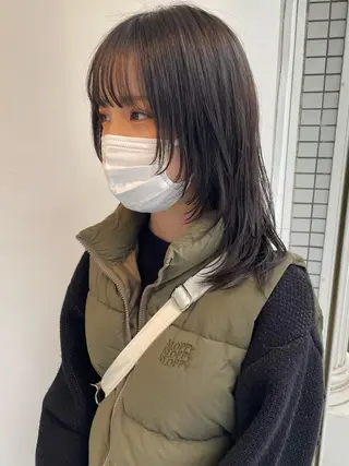 ミディアム 🐺高椋 海/ウルフ/レイヤーのヘアスタイル