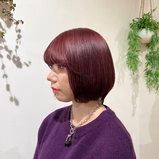 ミディアム カラー 𝙎𝙚𝙞𝙧𝙖 ☆カット/パーマのヘアスタイル