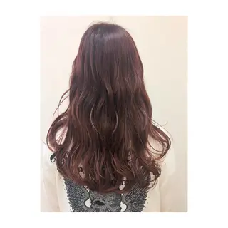 ロング カラー 福島 雪華のヘアスタイル