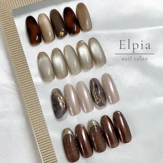 ネイル Elpia所属・Elpia🤎 nail salonのネイルデザイン