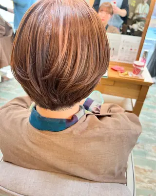 カラー ショート/ボブ️🩵 似合わせ 武田藍花のヘアスタイル