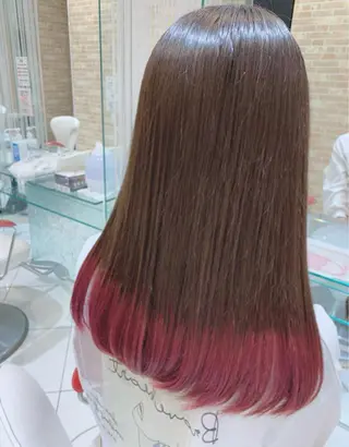 ロング ボブ/ハイトーン髪質 改善/越谷✨クラモチのヘアスタイル