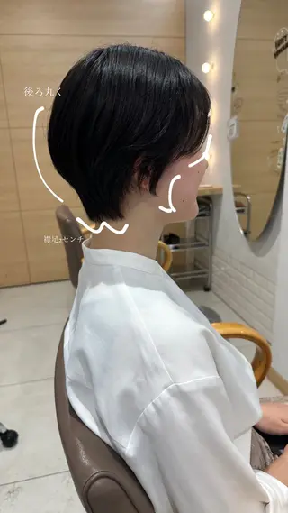 ショート カラー 山下恋佳/矢場町/ ブリーチ/ショートのヘアスタイル