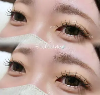 マツエク・マツパ Ash hinata𐙚のマツエク・マツパデザイン