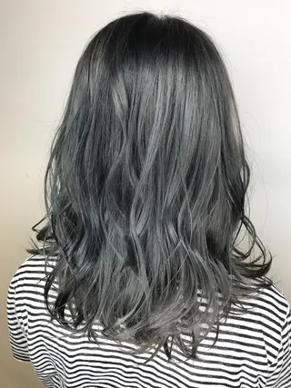 ミディアム カラー AMI Hair  supply所属・髪質改善カラー 韓国風レイヤーのヘアスタイル