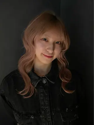 ロング カラー RED／SILVER フウカ✩.*˚のヘアスタイル