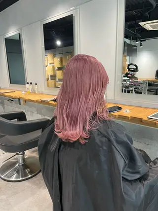 セミロング カラー 透明感カラー 艶髪🫧Yumaのヘアスタイル