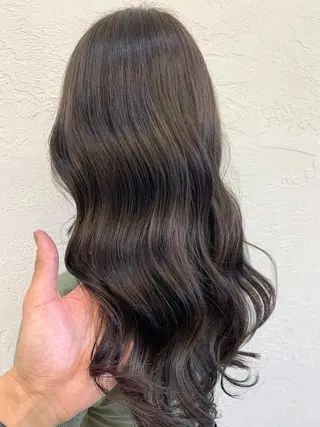 セミロング カラー 髪質改善/縮毛矯正 鈴木裕介のヘアスタイル