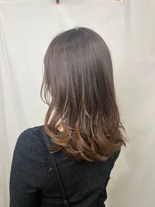 ミディアム 木村 架音のヘアスタイル