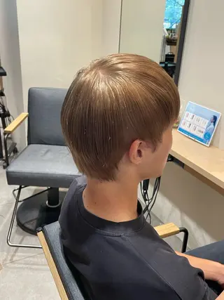 カラー メンズ Le'a所属・渋谷/フェード/ 國分 翔のヘアスタイル