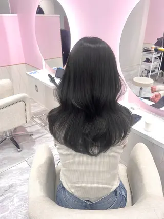 ロング 韓国/縮毛矯正/ カンタのヘアスタイル