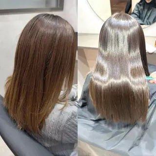 セミロング ✨シルクストレート✨ 美髪髪質改善Yukiのヘアスタイル