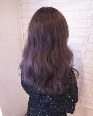 ロング カラー JIL BLAN 京都所属・RU RIのヘアスタイル